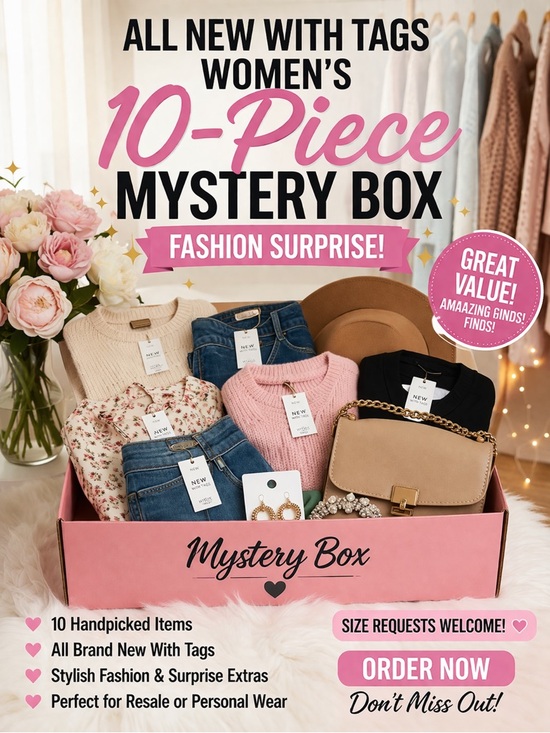 Mystery Box Tops - New With Tags (NWT) Women’s 10-Piece Mystery Box